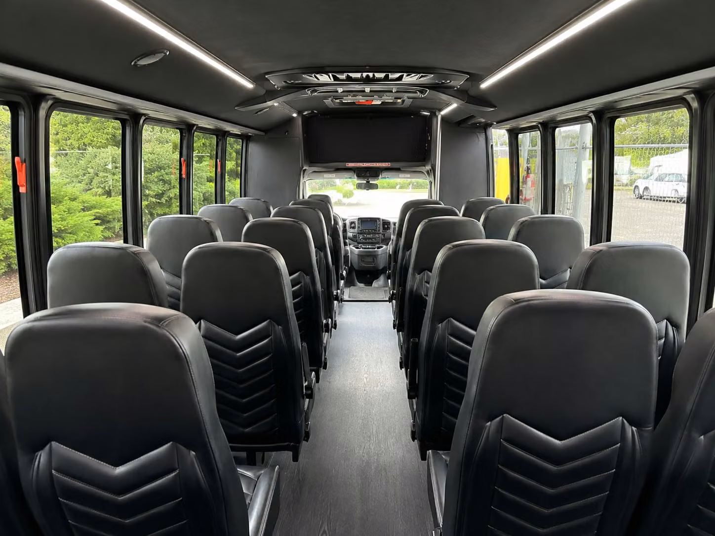 18 passenger minibus inside