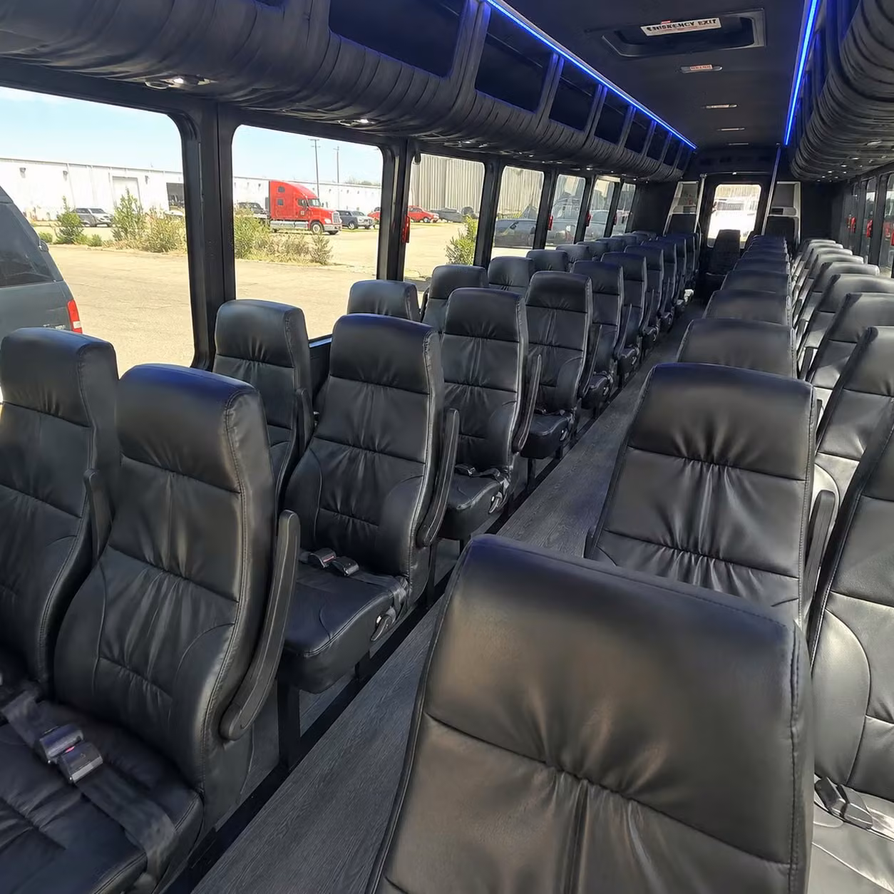 30 passenger minibus interior