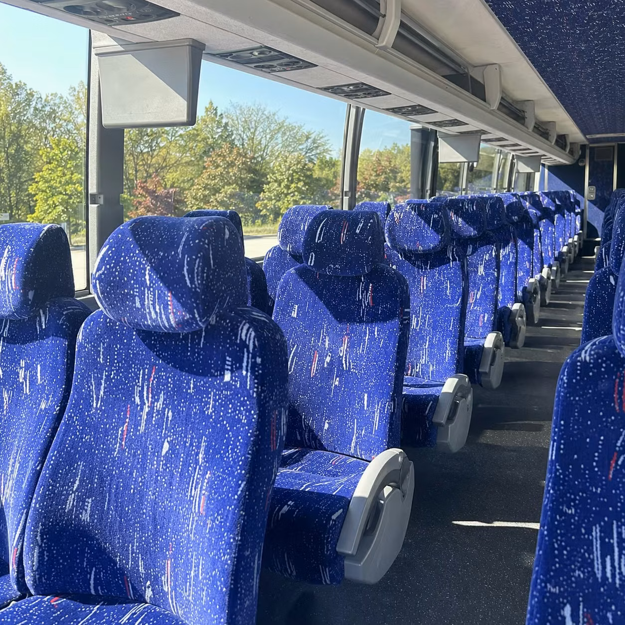 tamarac charter bus interior